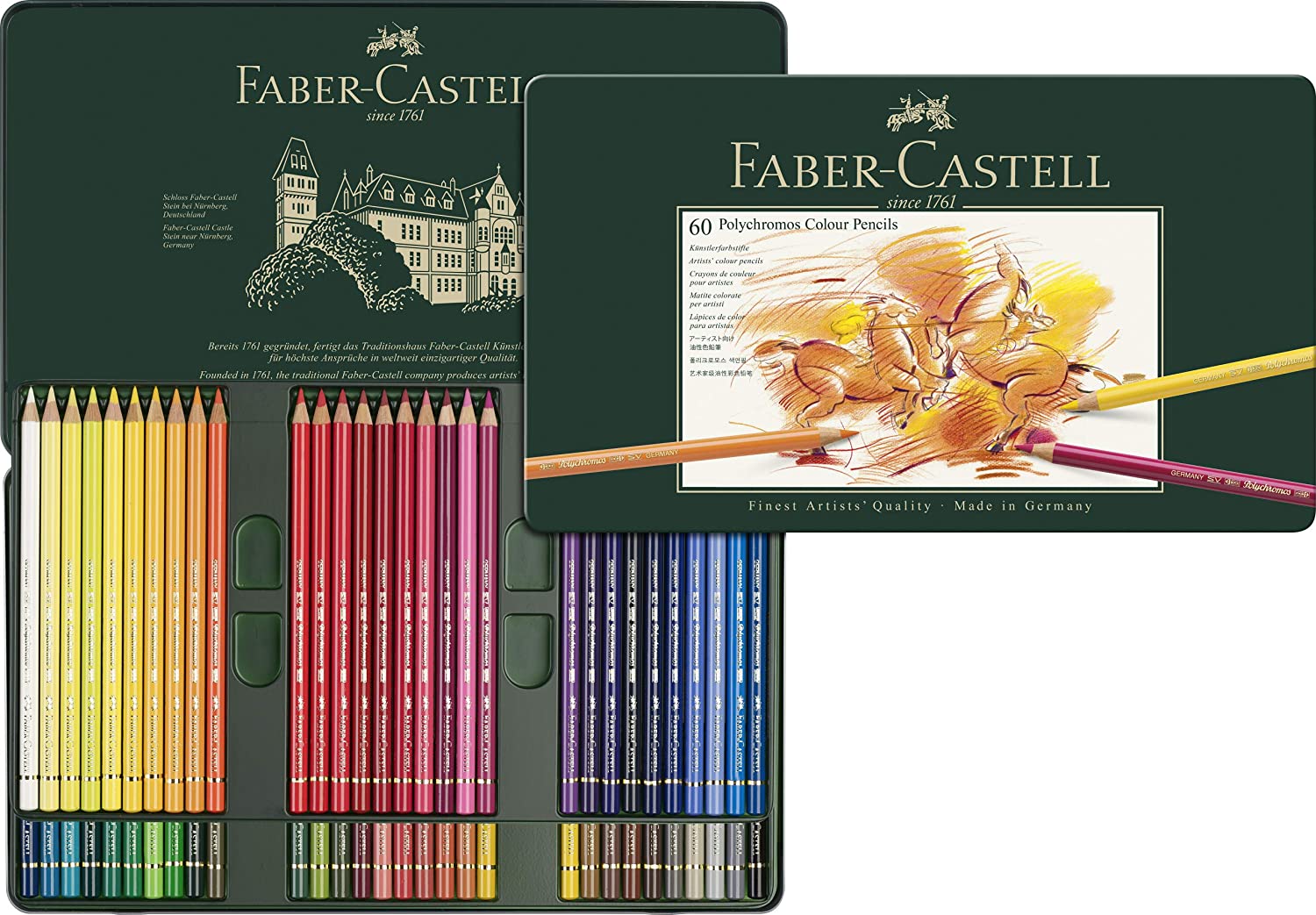 Faber-Castell Latta da 60 Matite Colorate